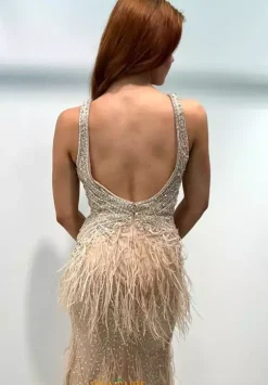 Fitted|Long Dresses^Jasz Couture 7427 Nude