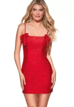 Bat Mitzvah|8Th Grade Dance^Alyce Jersey Open Back Scoop Neckline Dress 40135