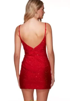 Bat Mitzvah|8Th Grade Dance^Alyce Jersey Open Back Scoop Neckline Dress 40135