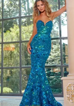 Long Dresses|Plus Sized Dresses^Jovani 44340