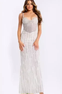 Plus Sized Dresses|Long Dresses^Jovani 49367