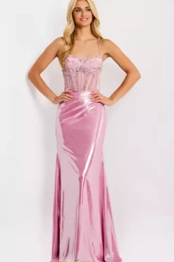 Fitted|Long Dresses^Jovani 47325
