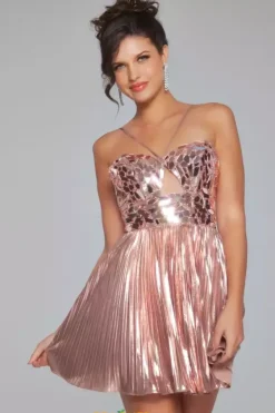 Short Homecoming Dresses|Pageant^Jovani Short 40351 Rose