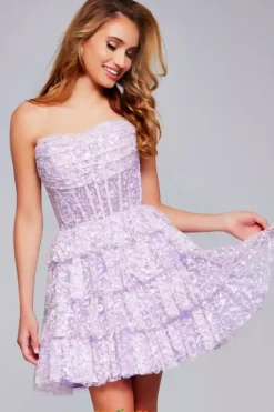 Bat Mitzvah|8Th Grade Dance^Jovani Short 40030