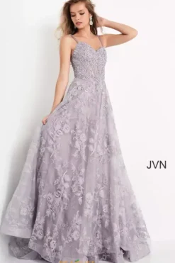 Long Dresses|Plus Sized Dresses^JVN by Jovani JVN06474 Lilac
