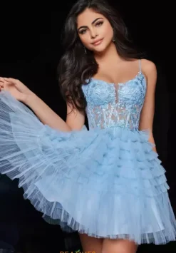 Bat Mitzvah|8Th Grade Dance^JVN by Jovani JVN37060 Light Blue