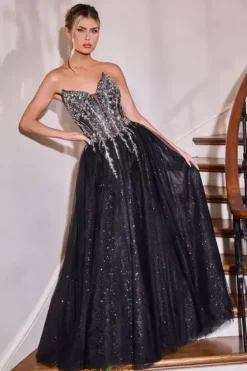 Plus Sized Dresses|Long Dresses^Ladivine by Cinderella La Divine by Cinderella CD721