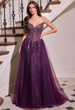 Plus Sized Dresses|Long Dresses^Ladivine by Cinderella La Divine by Cinderella CD721