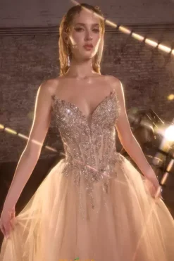 Plus Sized Dresses|Long Dresses^Ladivine by Cinderella La Divine by Cinderella CD721