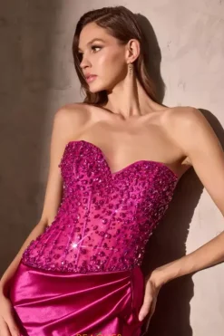 Quince Guest Dresses|Fitted^Ladivine by Cinderella La Divine by Cinderella CC0447