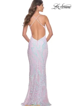 Fitted|Long Dresses^La Femme 31944