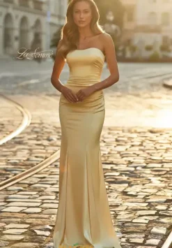 Fitted|Long Dresses^La Femme 33546