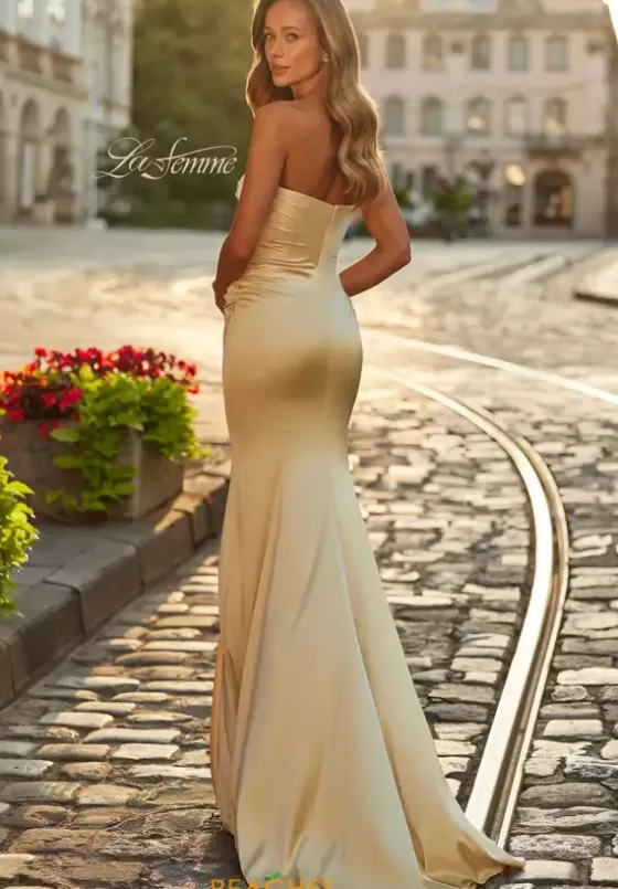Fitted|Long Dresses^La Femme 33546
