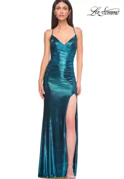 Fitted|Long Dresses^La Femme 32945