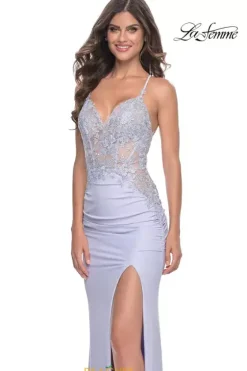 Fitted|Long Dresses^La Femme 32139