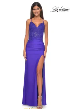Fitted|Long Dresses^La Femme 32139