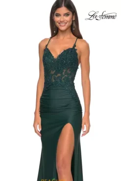 Fitted|Long Dresses^La Femme 32139