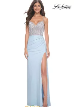 Fitted|Long Dresses^La Femme 32089