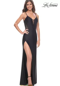 Winter Formal|Wedding Guest^La Femme 32229 Black