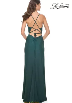 Fitted|Long Dresses^La Femme 31978