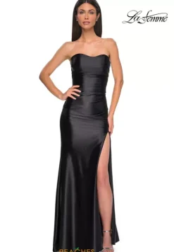 Fitted|Long Dresses^La Femme 32649