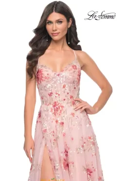 Ball Gowns|A Line^La Femme 32031