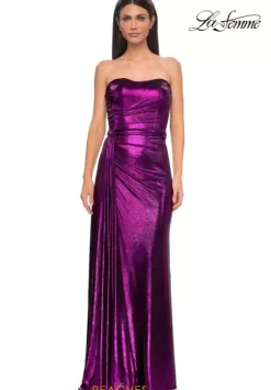 Fitted|Long Dresses^La Femme 32830