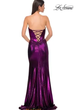 Fitted|Long Dresses^La Femme 32830