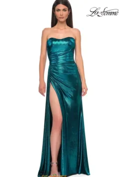 Fitted|Long Dresses^La Femme 32830