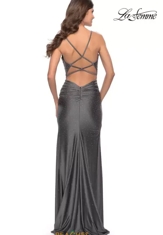 Sexy|Fitted^La Femme 31123 Gunmetal