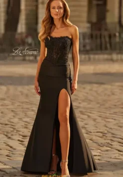 Fitted|Long Dresses^La Femme 33509