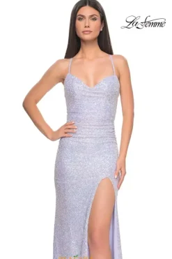 Fitted|Long Dresses^La Femme 32331