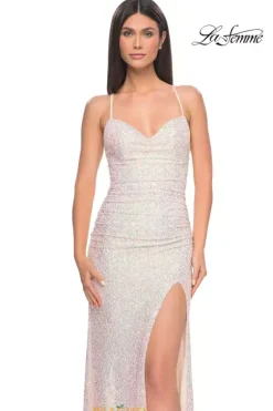 Fitted|Long Dresses^La Femme 32331