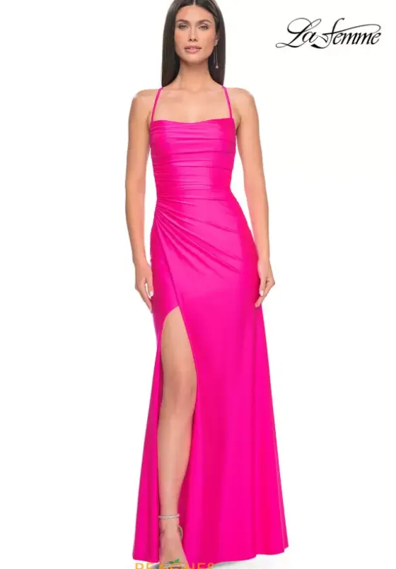 Fitted|Long Dresses^La Femme 31129