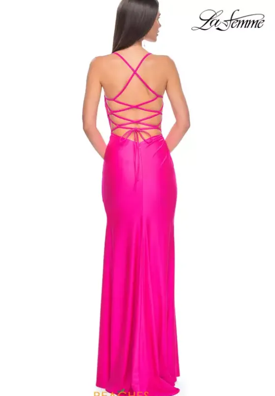Fitted|Long Dresses^La Femme 31129