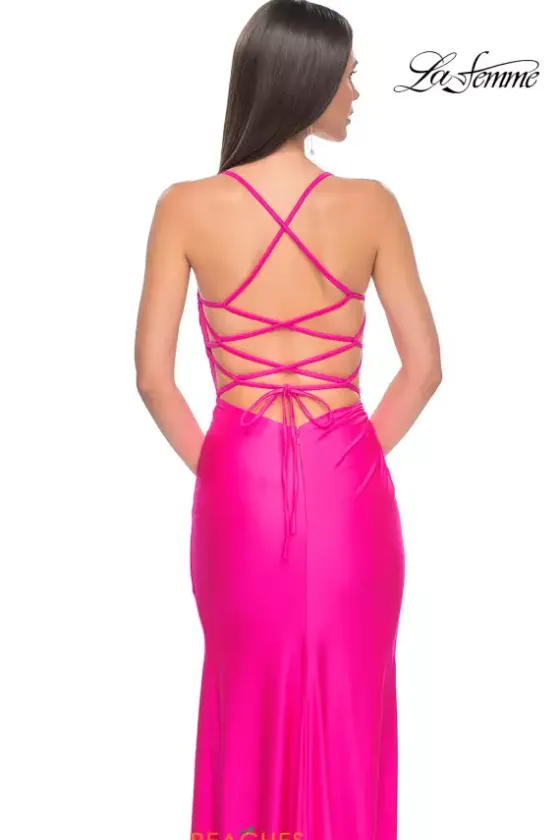 Fitted|Long Dresses^La Femme 31129