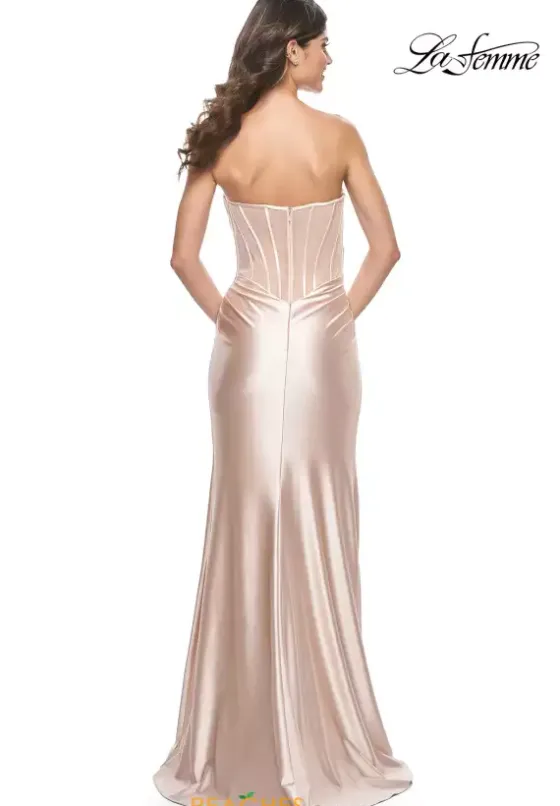 Fitted|Long Dresses^La Femme 32159