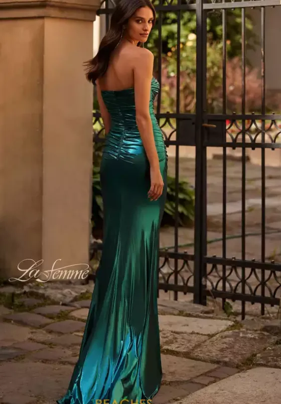 Fitted|Long Dresses^La Femme 32518