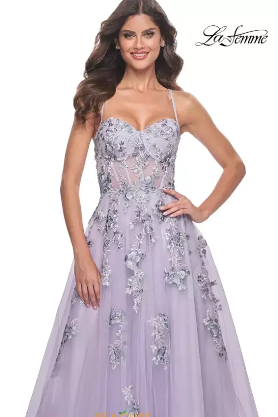 Sweet Sixteen|Long Dresses^La Femme 32221 Lavender