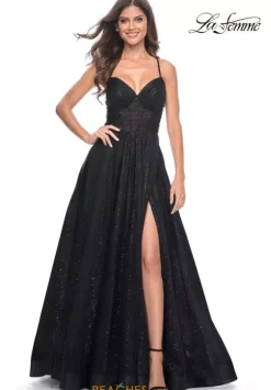 Plus Sized Dresses|Long Dresses^La Femme 31986