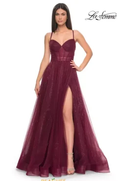 Plus Sized Dresses|Long Dresses^La Femme 31986