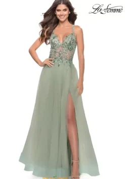 Long Dresses|Sweet Sixteen^La Femme 31369 Sage