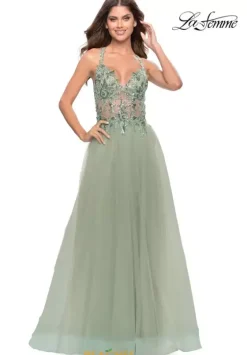 Long Dresses|Sweet Sixteen^La Femme 31369 Sage