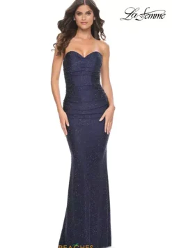 Fitted|Long Dresses^La Femme 31945