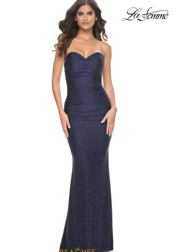 Fitted|Long Dresses^La Femme 31945