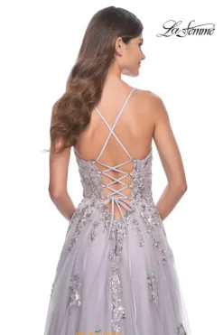 Sweet Sixteen|Long Dresses^La Femme 32200 Lavender/Gray