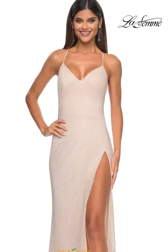 Fitted|Long Dresses^La Femme 32203