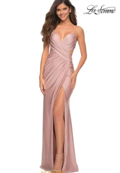 Long Homecoming Dresses|Sexy^La Femme 30504 Mauve