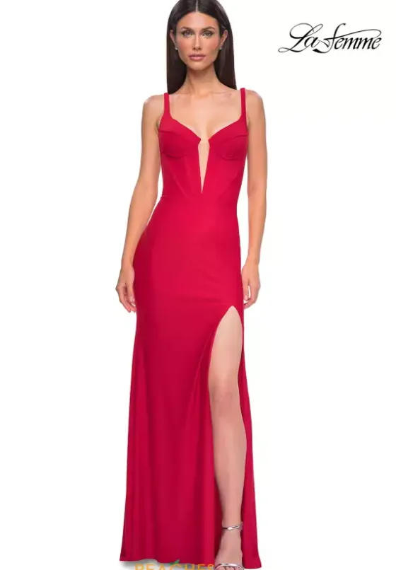Fitted|Long Dresses^La Femme 32763