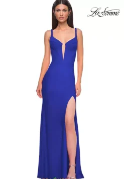 Fitted|Long Dresses^La Femme 32763